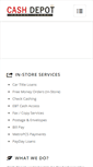 Mobile Screenshot of cashdepotinc.com